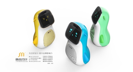 可爱儿童智能早教机器人设计
